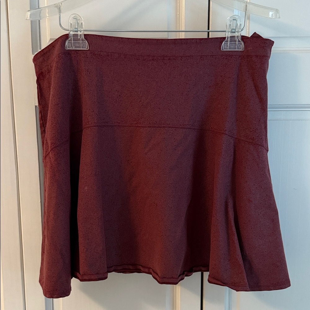 mark. Deep Red Mini Skirt